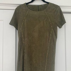 Green Suede Dress